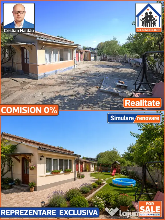 Doua case cu teren de 1047mp la pret de apartament! - Stefanesti IF