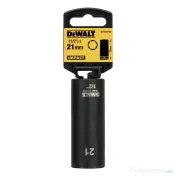DeWALT DT7555-QZ 1/2" x 21mm Cheie Tubulara Impact Lunga 78mm CR-MO 21 x 78