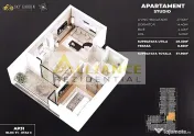 STUDIO DE VANZARE IN COMPLEX PREMIUM - SKY GARDEN RESIDENCE