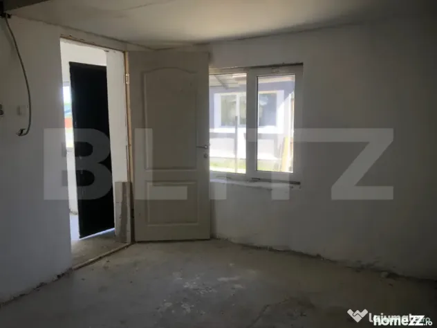 De vanzare casa semifinisata , 41mp , 131 mp teren , zona Pe - Petin (Satu-Mare)