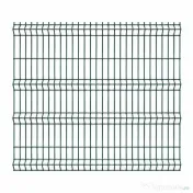 Vând panouri gard bordurate zincate și plastifiate – verde RAL 6005 – 4,2 mm