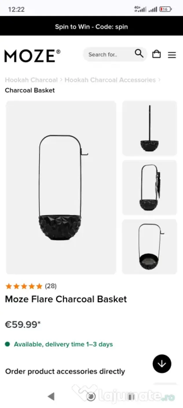 Vând aceste două accesori narghilea lux