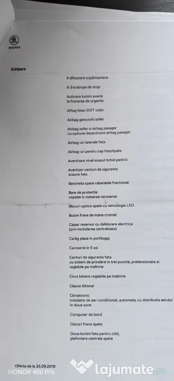 Skoda Octavia, 1.5 TSI, 150CP, 10.2018