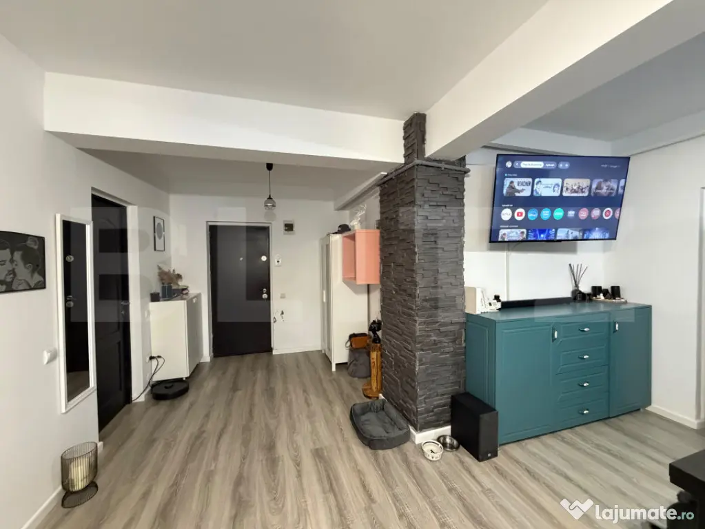 Apartament 3 camere 64 mp, parcare inclusa , 2 balcoane ,Val - Floresti (Cluj)