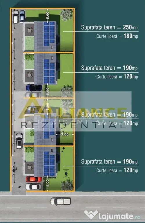 Vila tip DUPLEX 5 camere- 4 bai curte 250 MP - Popesti Leordeni (Bucuresti-Ilfov)