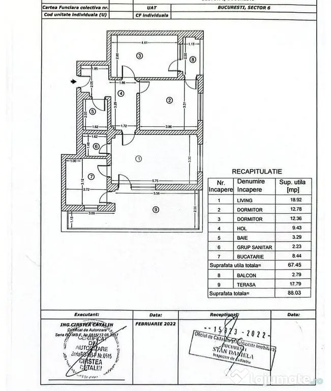 3 Cam | Terasă 18 MP | Et 10/10 | Rotar Park Residence 2 | Comision 0% - Bucuresti (Bucuresti-Ilfov)