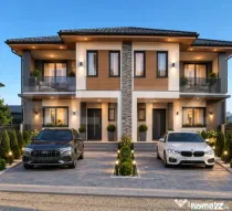 Casă duplex in constructie, 90 mp, teren 250 mp, zona Ipote