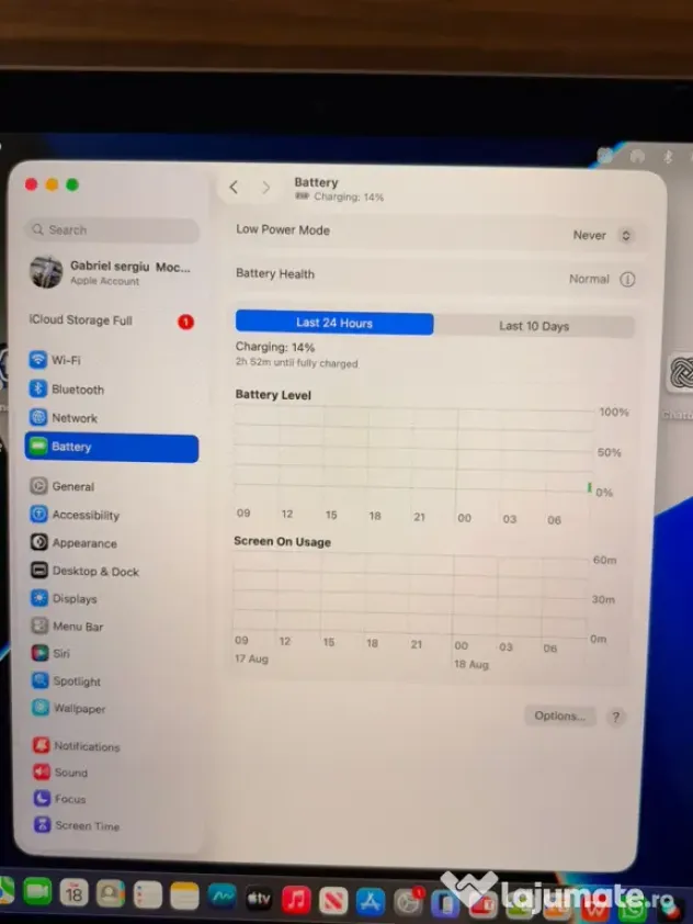 MacBook Pro 13-inch, model 2020 Touch Bar i7