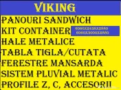 Containere 6000x3000 si 6000x2430 , PANOURI SANDWICH, TABLA CUTATA , FERESTRE