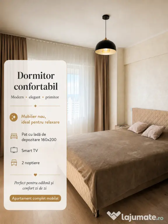Apartament 1 cameră, 47 mp – Royal Town Iași | Bloc nou 2026 | Primul chiriaș