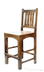 Scaun de Bar din Lemn Masiv 