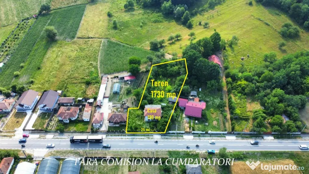 CASA CU TEREN 1730 MP UTILITATI RACORDATE - Mihaesti (Valcea)