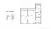 APARTAMENT 2 CAMERE, ETAJ 3