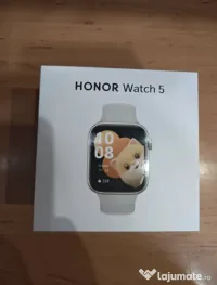 Smartwatch Honor Watch 5 Gold nou, la cutie, desfăcută doar pentr 