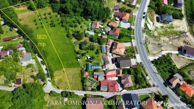 TEREN LANGA ORAS | ACCES ASFALTAT | TOATE UTILITATILE - Ocnele Mari (Valcea)