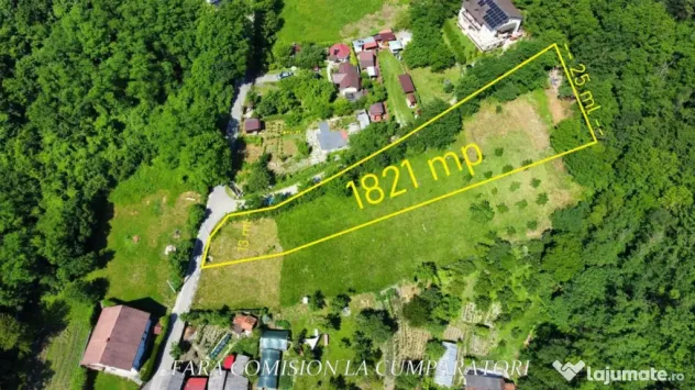 TEREN LANGA ORAS | ACCES ASFALTAT | TOATE UTILITATILE - Ocnele Mari (Valcea)