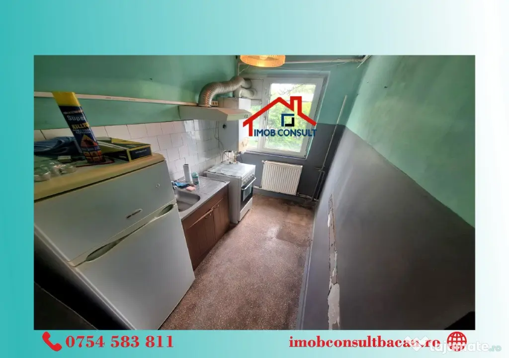 Apartament 3 camere de vânzare – Zona Tic-Tac | CE1788 - Bacau (Bacau)