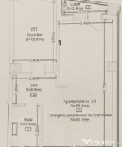 Apartament 2 camere, 56,68mp | Zona Dambul Rotund | Cluj-Nap 
