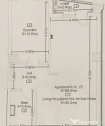 Apartament 2 camere, 56,68mp | Zona Dambul Rotund | Cluj-Nap
