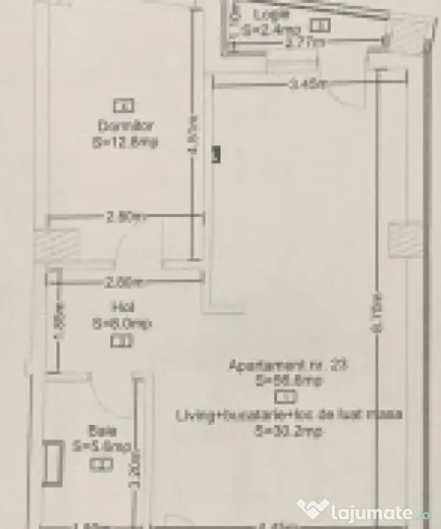 Apartament 2 camere, 56,68mp | Zona Dambul Rotund | Cluj-Nap - Cluj-Napoca (Cluj)