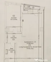 Apartament 2 camere, 56,68mp | Zona Dambul Rotund | Cluj-Nap 