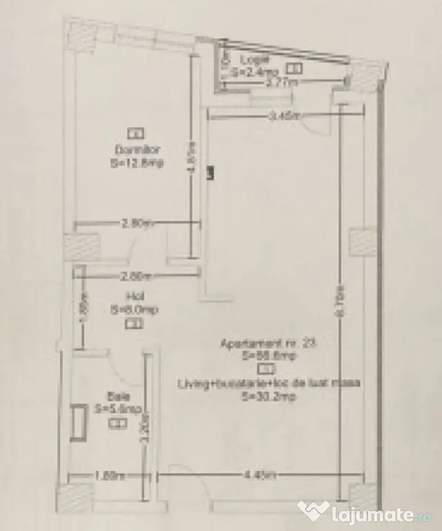 Apartament 2 camere, 56,68mp | Zona Dambul Rotund | Cluj-Nap - Cluj-Napoca (Cluj)