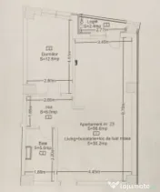 Apartament 2 camere, 56,68mp | Zona Dambul Rotund | Cluj-Nap 