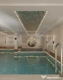 Locuinta deosebita cu jacuzzi si piscina interioara .