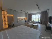 Prima închiriere Studio lux vedere lac parcare subterană M 