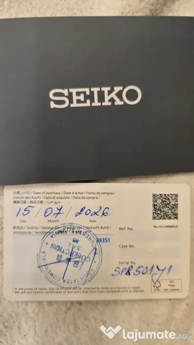 Ceas Seiko Prospex Sea 1965 Heritage Diver's Watch PADI Special Edition Set