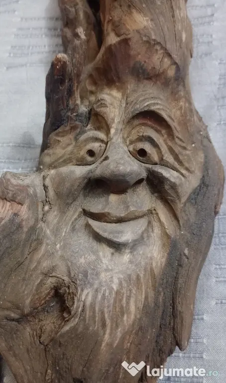 Sculptura naiva in lemn driftwood 50 cm. lungime