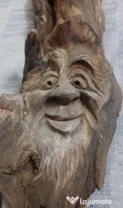 Sculptura naiva in lemn driftwood 50 cm. lungime