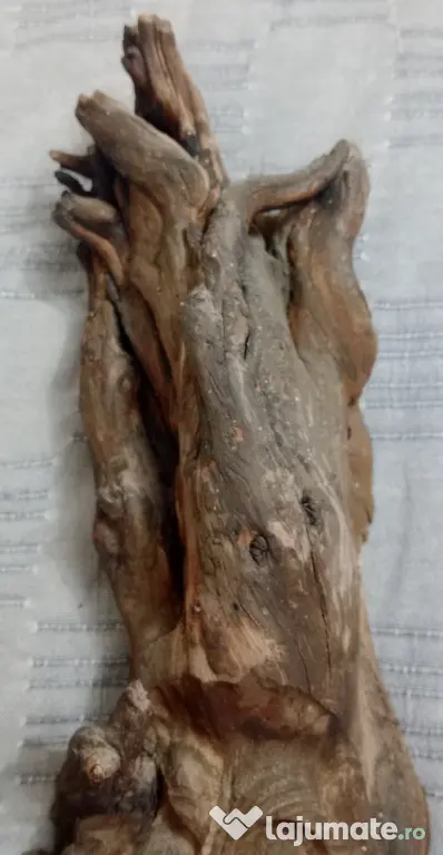 Sculptura naiva in lemn driftwood 50 cm. lungime