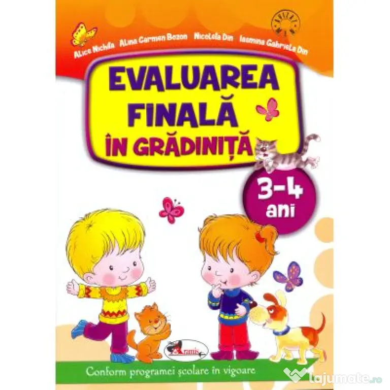 Evaluare finala in gradinita 3-4 ani - Alice Nichita