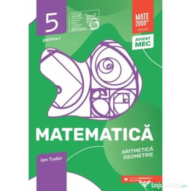 Matematica. Aritmetica, Geometrie. 2026-2027 Caiet de lucru. Clasa a 5-a. Initiere. Partea 1 - Ion Tudor