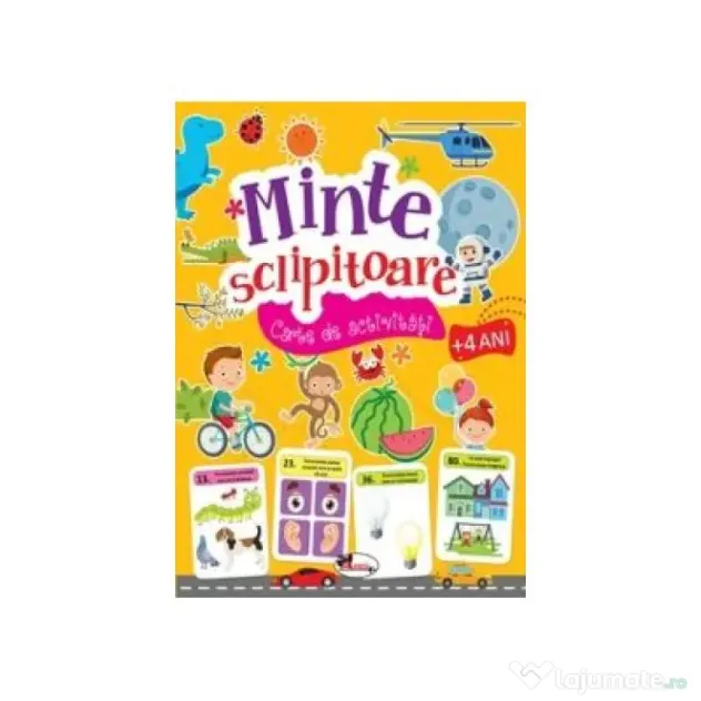 Minte sclipitoare. Carte de activitati +4 ani - Dreamland Publications