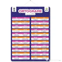 Plansa ORTOGRAME pentru clasa a 3-a