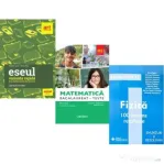 Pachet Bacalaureat 2026. Eseul. Varianta rapida de pregatire, Matematica M2 Profil Stiinte ale naturii. Teste si Fizica 100 variante rezolvate - Lilia