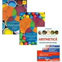 Pachet 3 Culegeri de Matematica pentru clasa a 5-a: Clubul Matematicienilor (semestrele 1+2) si Aritmetica. Olimpiade, concursuri si centre de excelen