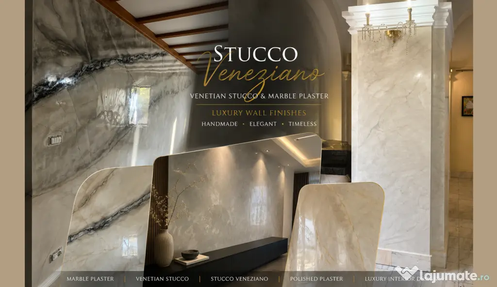 Stucco Veneziano Amenajari interioare Zugraveli si finisaje decorative
