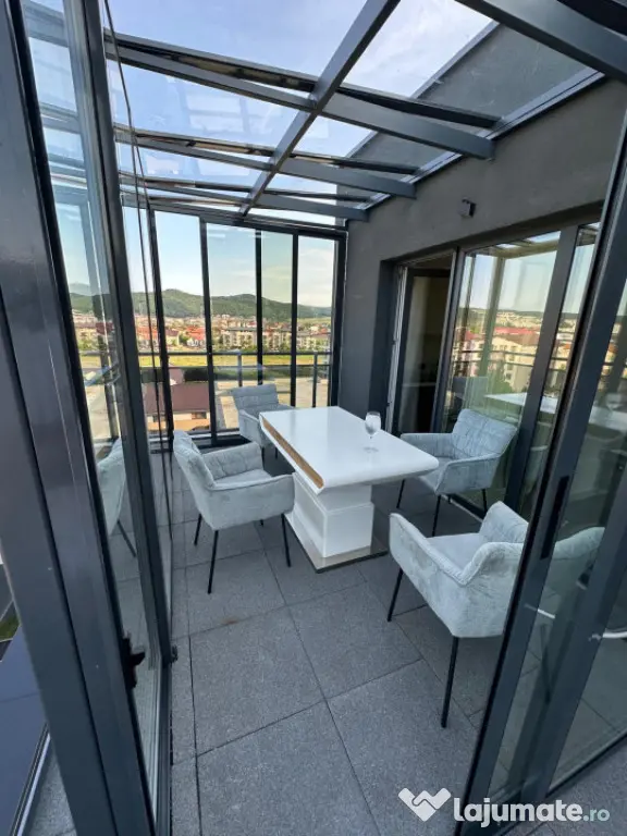 Penthouse 3 camere 71,6 mp, 2 băi, terasă, zonă fitness | - Floresti (Cluj)