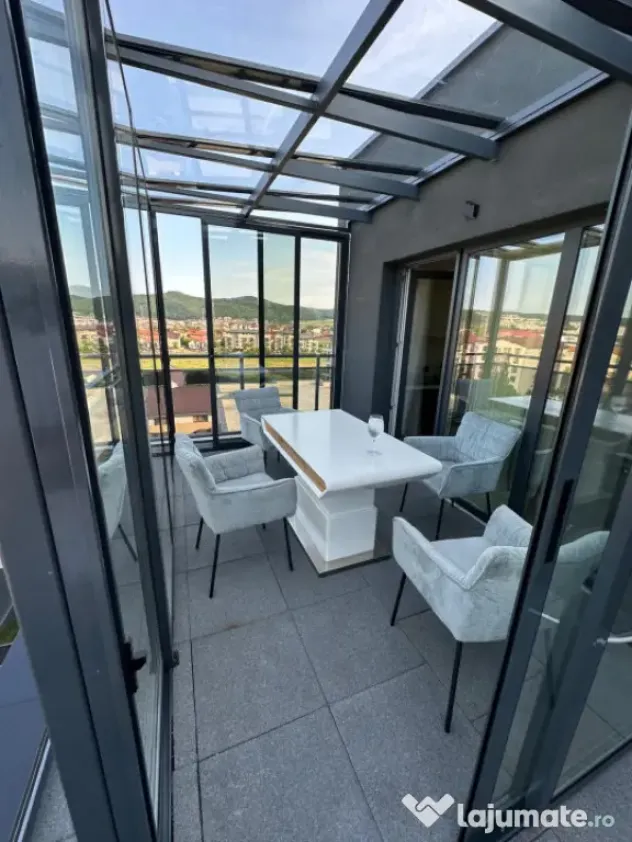 Penthouse 3 camere 71,6 mp, 2 băi, terasă, zonă fitness | - Floresti (Cluj)