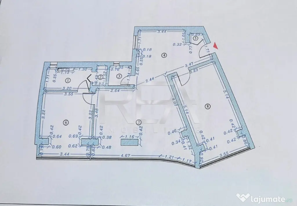 3 Camere- 91.4 mp- Piata Norilor/ Metrou Tineretului - Bucuresti (Bucuresti-Ilfov)