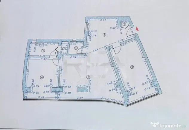3 Camere- 91.4 mp- Piata Norilor/ Metrou Tineretului - Bucuresti (Bucuresti-Ilfov)