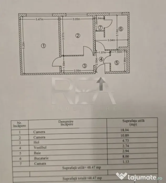 2 camere, 1/4, izolat termic, boxa 49 mp-Drumul Taberei - Bucuresti (Bucuresti-Ilfov)