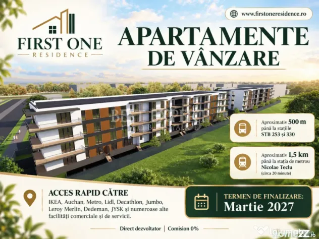 2 Camere cu Grădină Proprie | Bloc Boutique | Comision 0% - Bucuresti (Bucuresti-Ilfov)