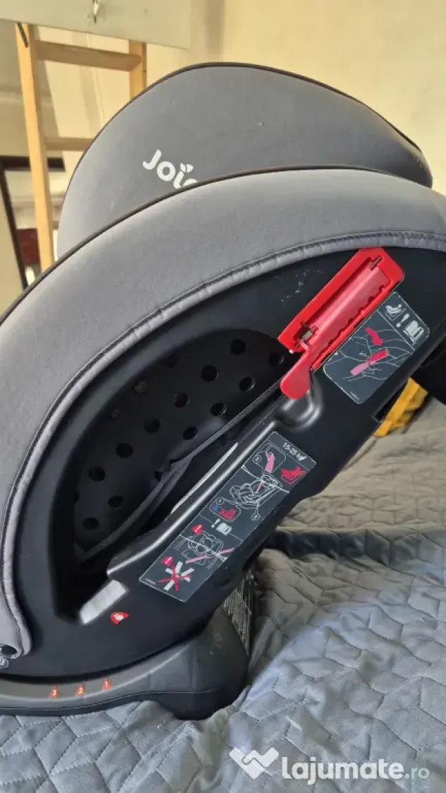 Scaun auto Joie Stages Stone (0-25 kg, 0-7 ani), Grupa 0+/1/2 - Stare excelentă