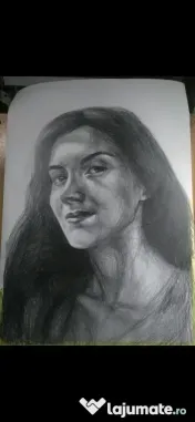 Desenez în creion tus negru sau pictura pe pânză comanda