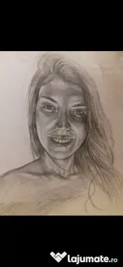 Desenez în creion tus negru sau pictura pe pânză comanda