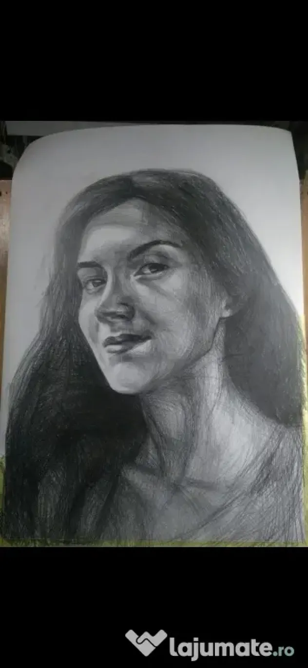 Desenez în creion tus negru sau pictura pe pânză comanda
